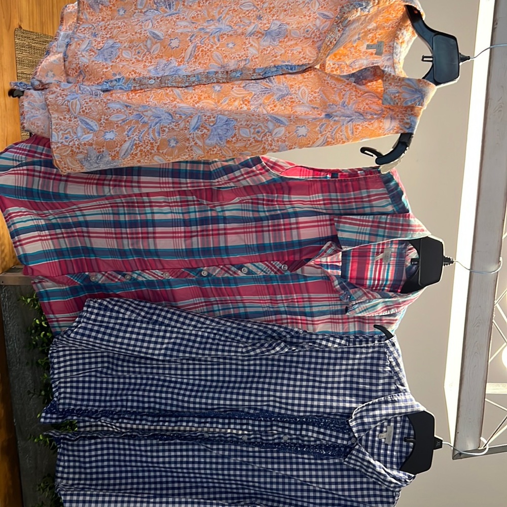 Talbots 2x washed and dried  I think they fit more like a 1X